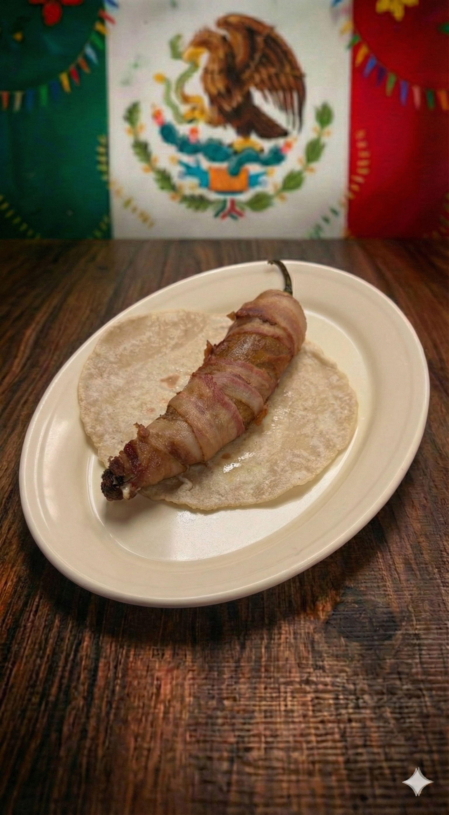 Chile Wrapped in Bacon