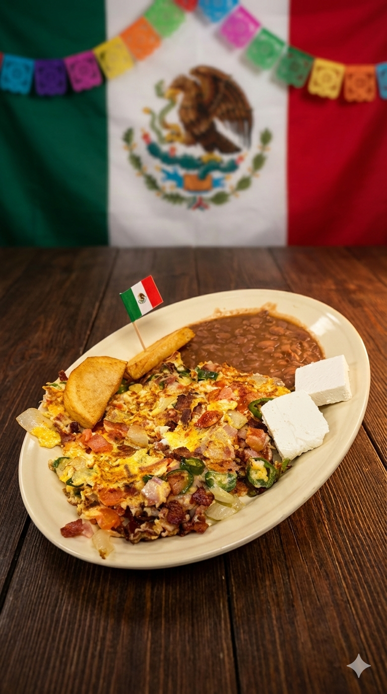 Huevos Tocino y Jamón